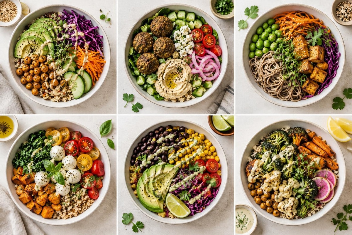 Fresh Vegetarian Bowls Fresh Vegetarian Bowls recipe collection