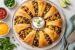 Taco Crescent Ring recipe from Pebble Plate Kids