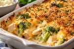 Hearty Chicken Divan Bake recipe from Heritage Fork Suppers