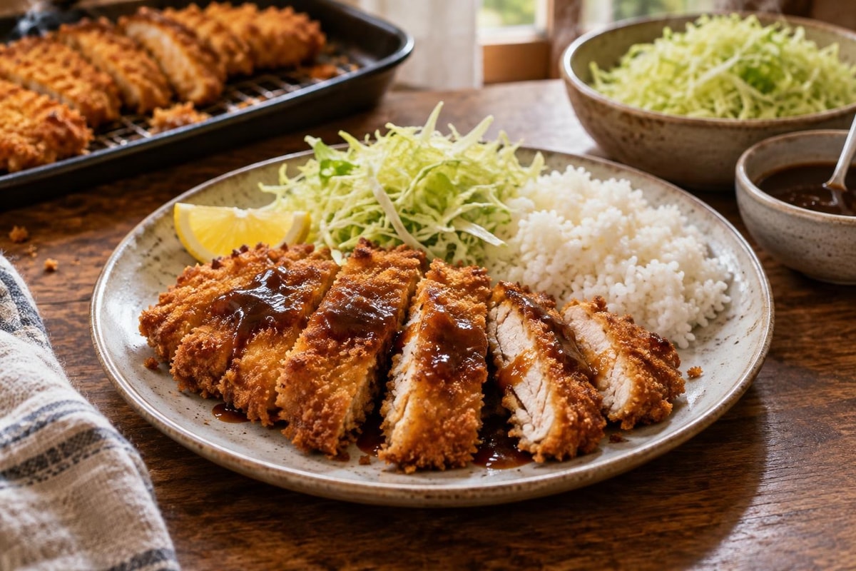 Chicken Katsu Chicken Katsu recipe from Hearthday Table