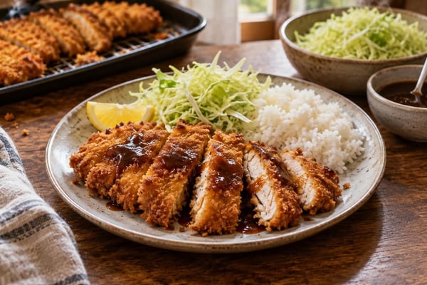 Chicken Katsu recipe from Hearthday Table