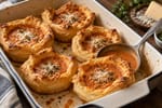 Slow-Simmer Puff Pastry Tomato Bisque Cups recipe from Velvet Spoon Kitchen