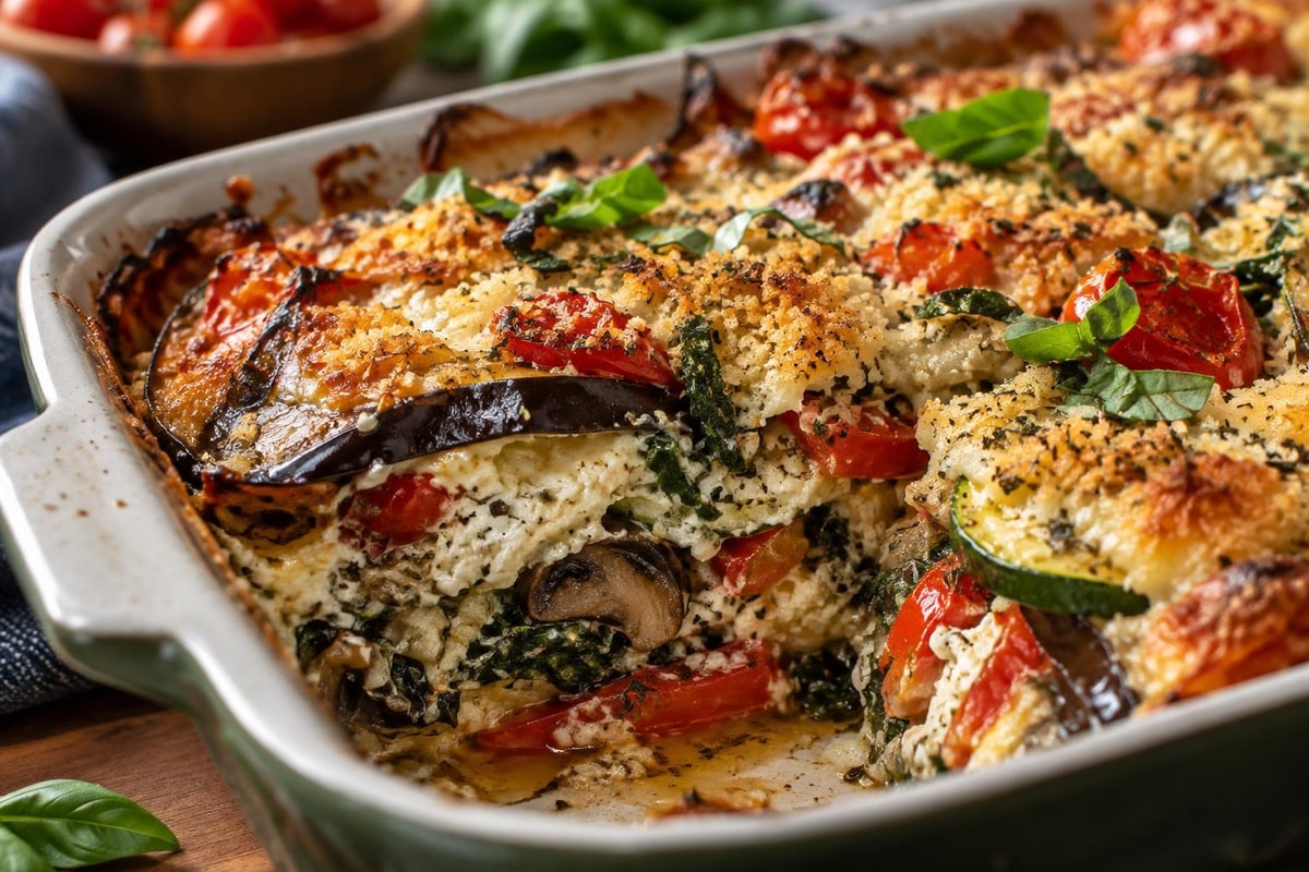 Vegetable Casserole recipe from The Verdant Spoon