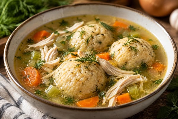 Matzo Ball Chicken Soup Night recipe from Sabbath Table Studio