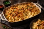 Creamy Smoked Gouda Mac Shells Bake recipe from Velvet Spoon Kitchen