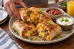 Crowd-Pleasing Breakfast Burrito Rolls recipe from Little Fork Academy