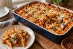 Portioned Spinach Ricotta Pasta Bake Portions recipe from Sunday Box Kitchen