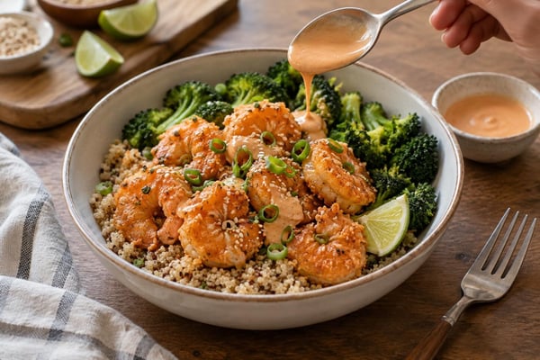 Bang Bang Shrimp recipe from Derek's Table