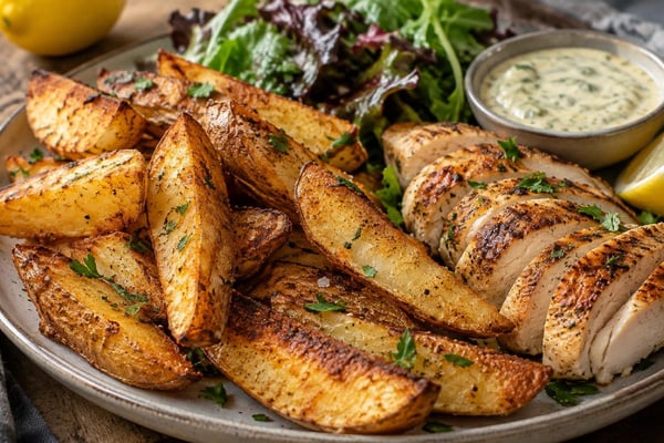 Crispy Oven Fries recipe from Derek's Table