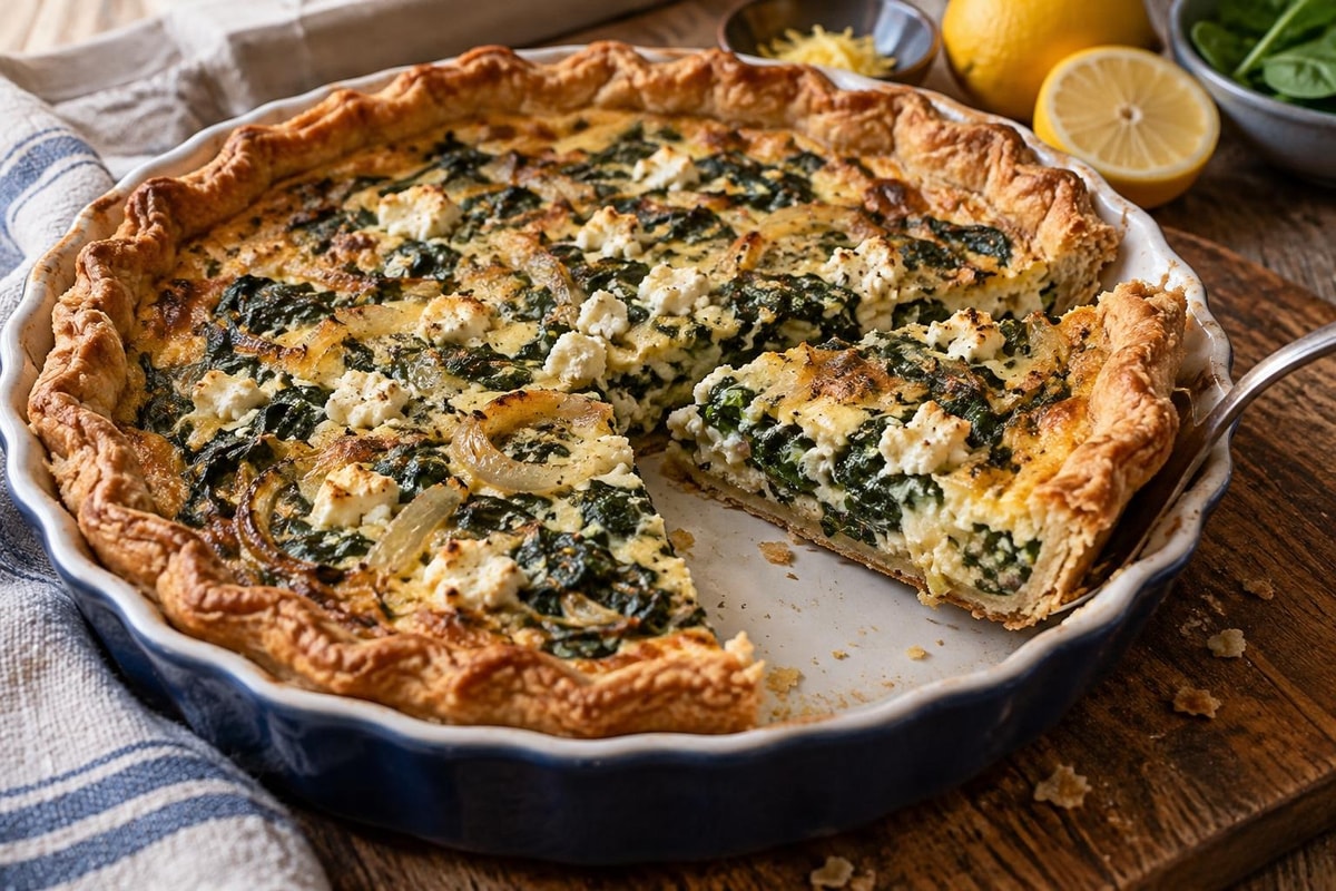 Spinach Feta Quiche Spinach Feta Quiche recipe from Plant Powered Kitchen