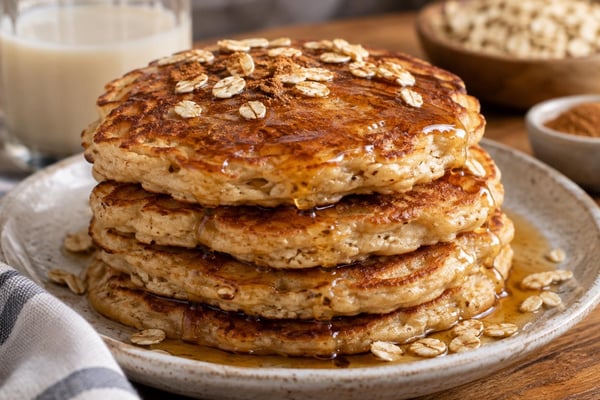 Oat Milk Pancakes Oat Milk Pancakes recipe from Sunrise & Crumb