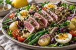 Tuna Niçoise Platter Tray recipe from Harbor Spoon Kitchen