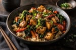 Nutrient-Dense Maple Soy Glazed Tofu Plates recipe from Bright Balance Kitchen