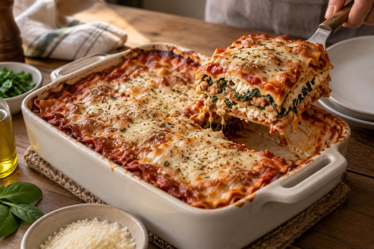 Protein-Boosted Lasagna Protein-Boosted Lasagna recipe from Protein Packed Weeknights
