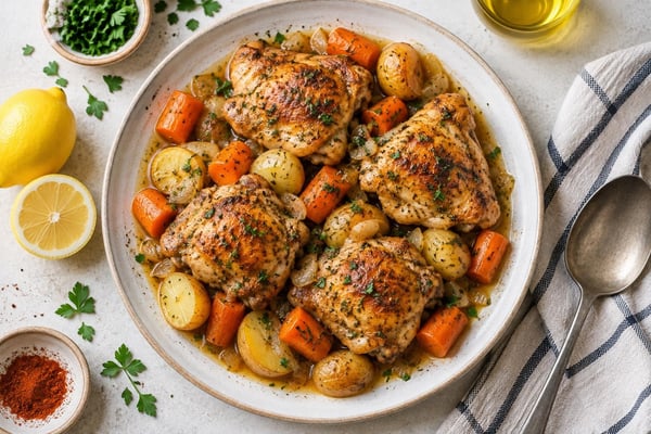 Instant Pot Chicken Thighs Instant Pot Chicken Thighs recipe from Simone's Protein Plate