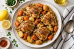 Instant Pot Chicken Thighs recipe from Simone's Protein Plate