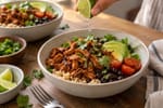 Jackfruit Carnitas Bowls recipe from Pure Fork Plant Lab