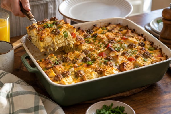 Breakfast Casserole recipe from The Frosted Fork