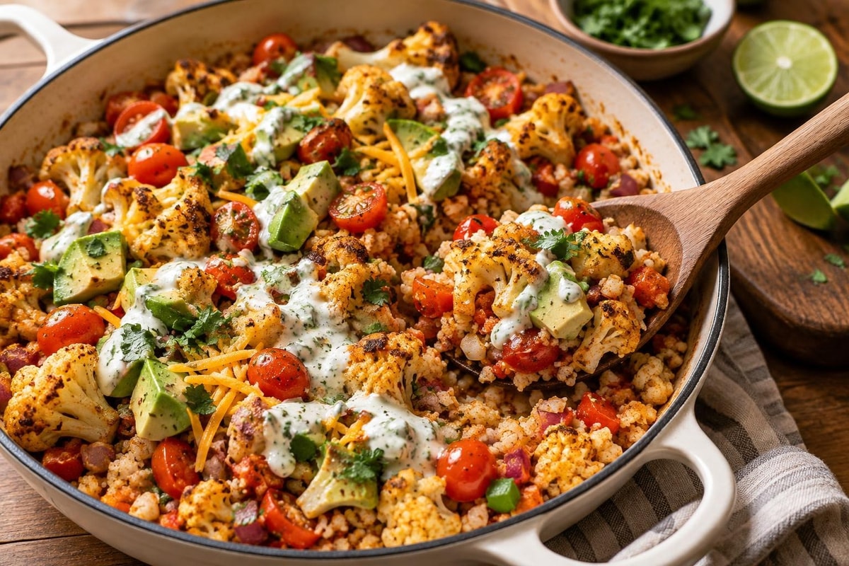 Cauliflower Cauliflower Rice Burrito Bowls Cauliflower Cauliflower Rice Burrito Bowls recipe from Carb Smart Table
