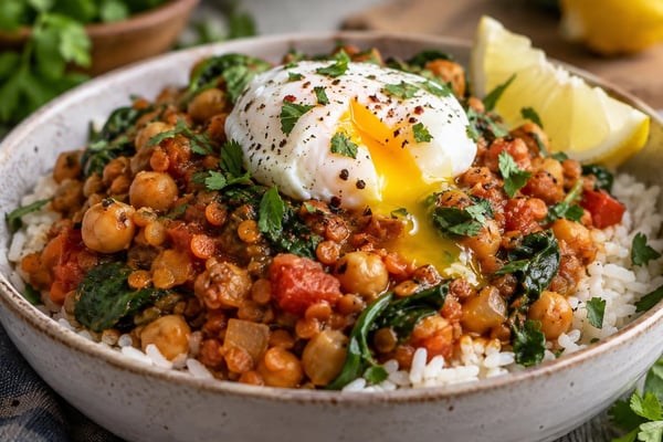 Penny-Wise Spiced Chickpea Stew with Rice Penny-Wise Spiced Chickpea Stew with Rice recipe from Pantry Ledger Kitchen