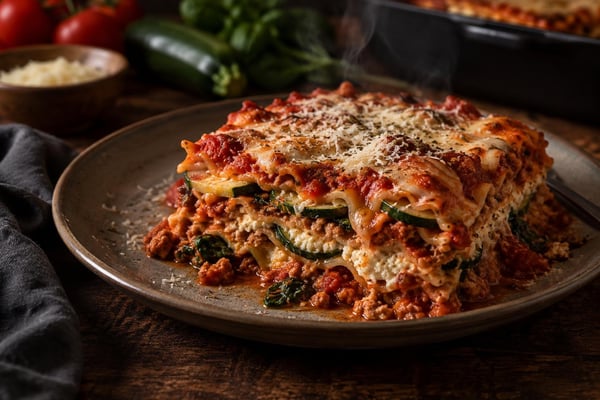 Deconstructed Lasagna recipe from Derek's Table