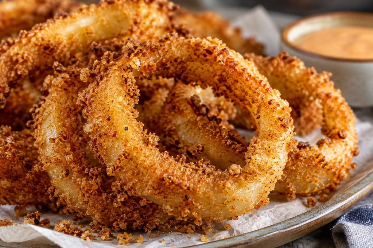 Air Fryer Onion Rings Air Fryer Onion Rings recipe from The Snap Skillet