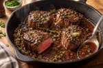 Market Red Wine Demi Glaze Filet recipe from Copper Ladle Studio