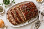 Hearty Classic Meatloaf with Glaze recipe from Heritage Fork Suppers