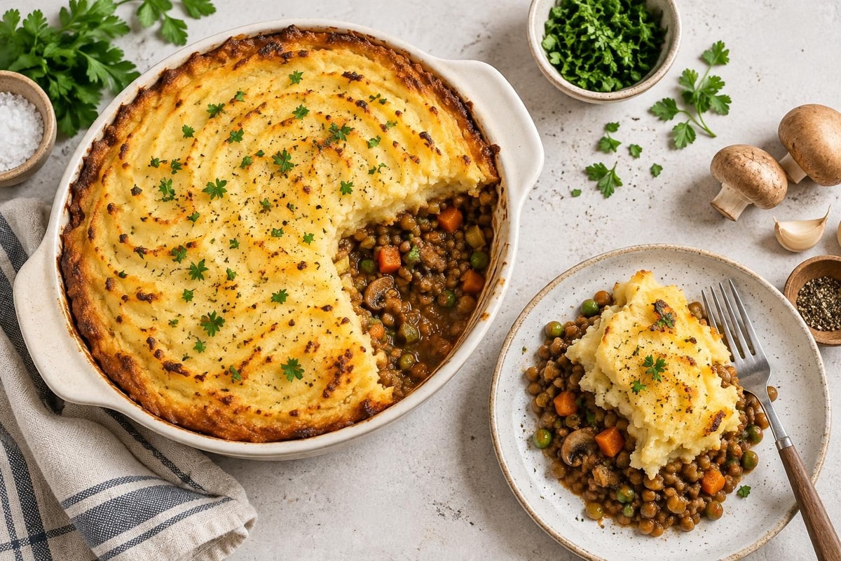 Vegetarian Shepherds Pie Vegetarian Shepherds Pie recipe from Verdigrain Table