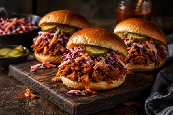 BBQ Jackfruit Sliders Night recipe from Pure Fork Plant Lab