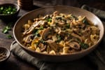 Beef Stroganoff recipe from The Verdant Spoon