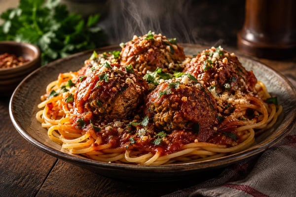 Homemade Meatballs Homemade Meatballs recipe from Simone's Protein Plate