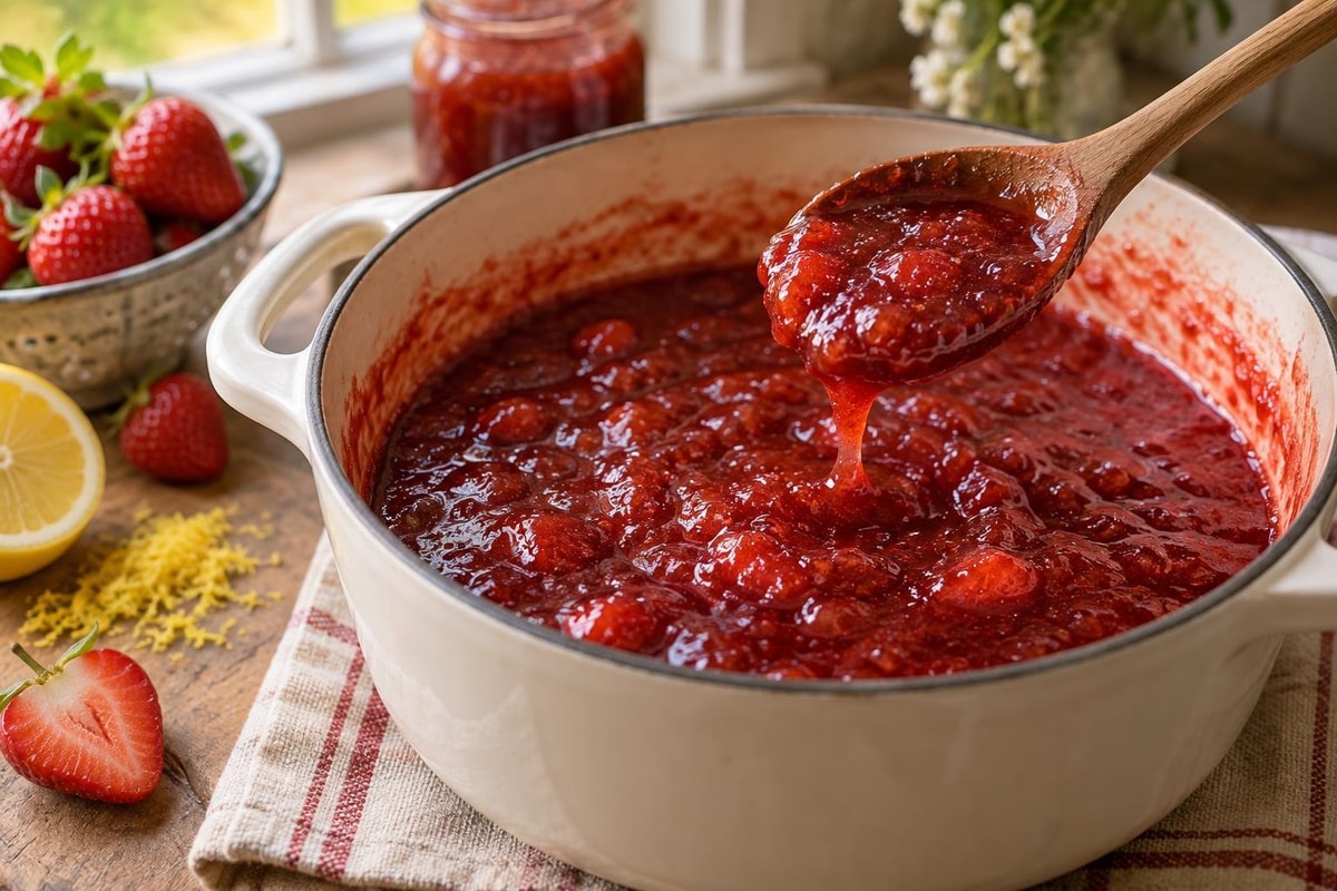Strawberry Jam Strawberry Jam recipe from The Snap Skillet