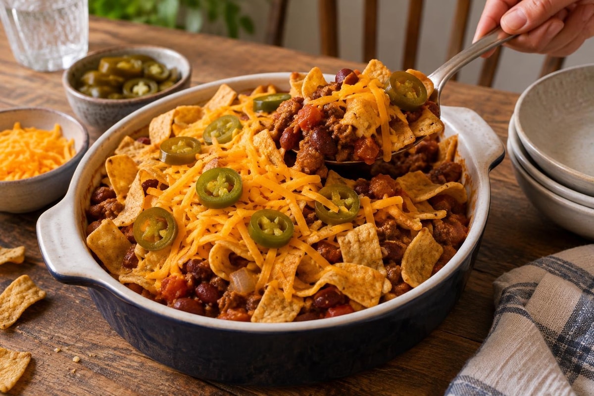 Frito Pie recipe from Hearthday Table