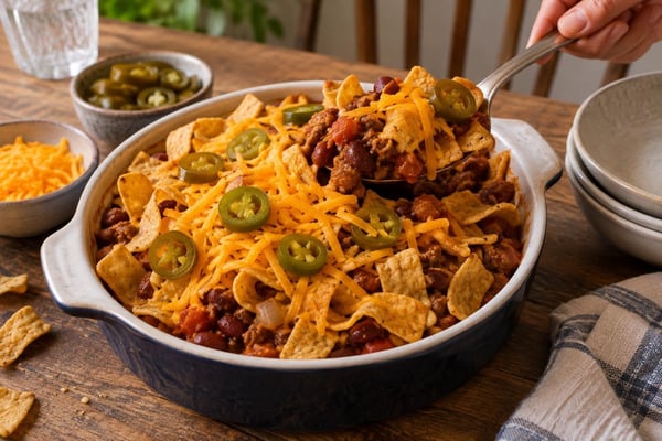 Frito Pie recipe from Hearthday Table