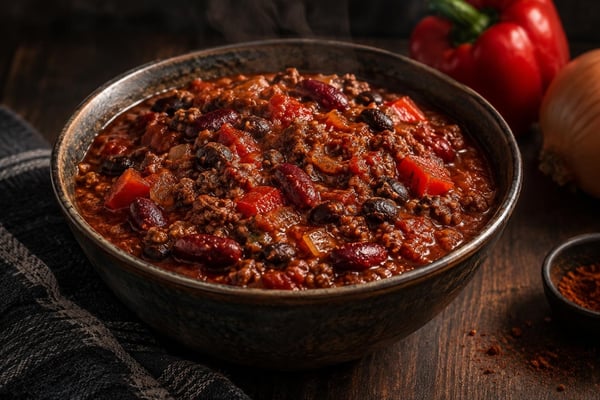 Slow Cooker Chili Slow Cooker Chili recipe from Ember Pot
