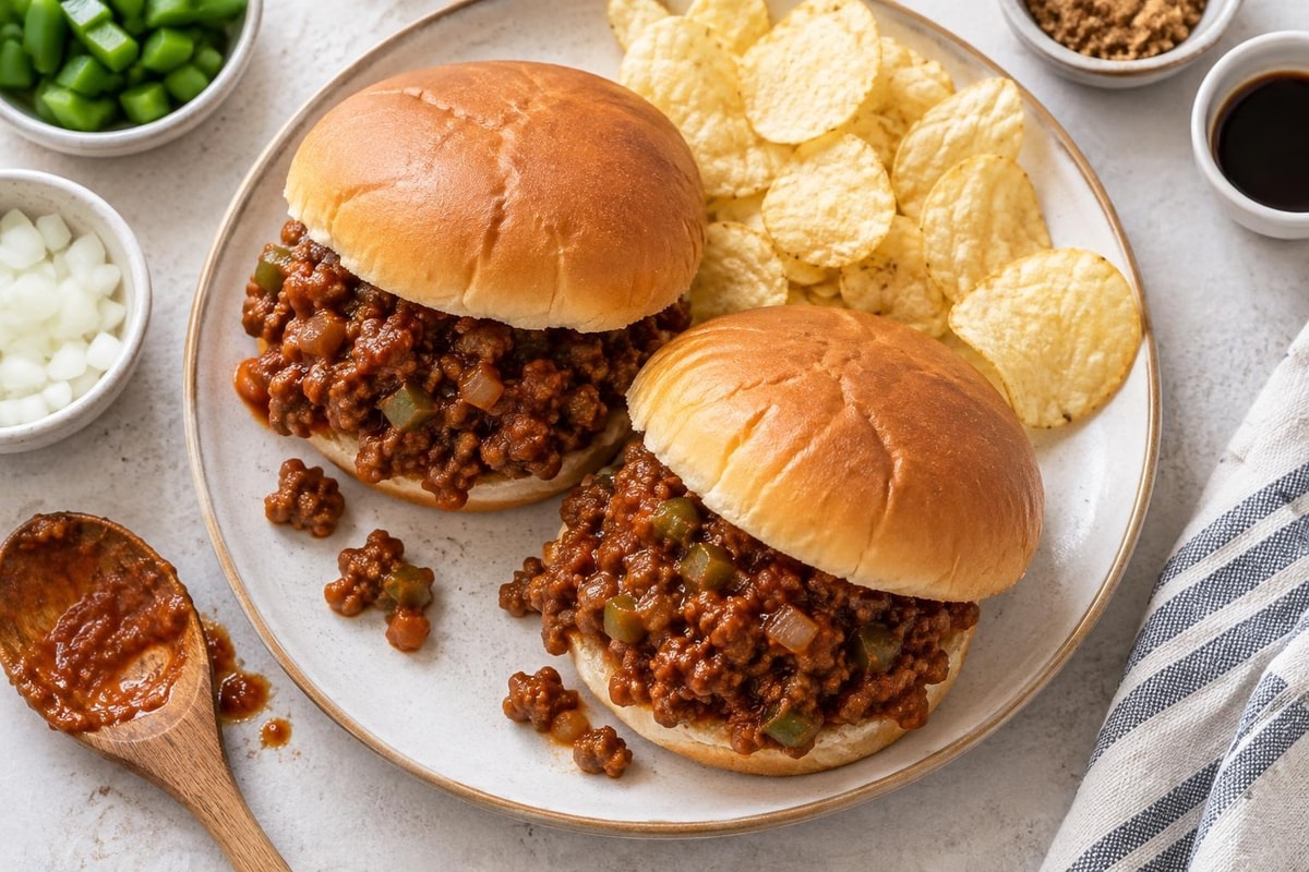 Slow Cooker Sloppy Joes Slow Cooker Sloppy Joes recipe from Pebble Plate Kids