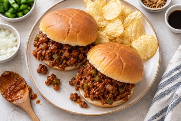 Slow Cooker Sloppy Joes Slow Cooker Sloppy Joes recipe from Pebble Plate Kids