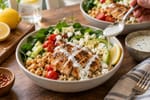 Power Grilled Chicken Quinoa Bowls recipe from Macro Plate Co.