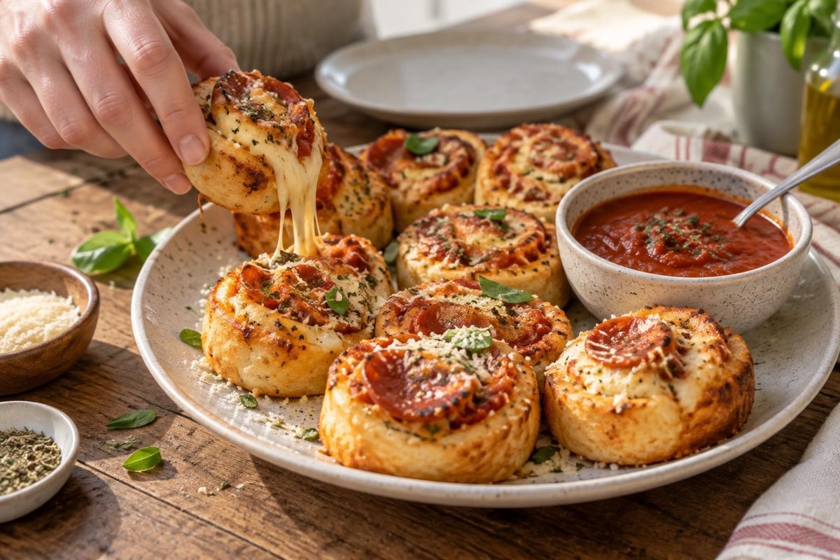 Air Fryer Pizza Rolls Air Fryer Pizza Rolls recipe from The Snap Skillet