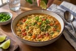 Penny-Wise Curry Ramen Vegetable Drop recipe from Pantry Ledger Kitchen