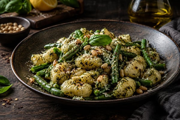 Pesto Gnocchi with Green Beans Pesto Gnocchi with Green Beans recipe from Plant Powered Kitchen