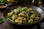 Pesto Gnocchi with Green Beans recipe from Plant Powered Kitchen
