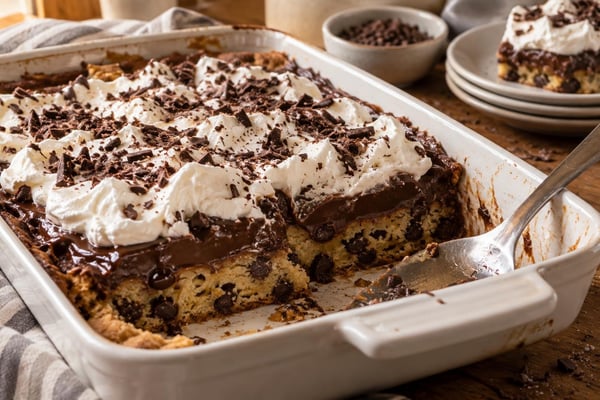 Creamy Chocolate Pudding Cookies Dessert Tray recipe from Velvet Spoon Kitchen