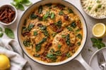Sun-Dried Tomato Chicken Skillet recipe from Clear Brook Kitchen