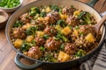 3-Ingredient Hawaiian Meatballs recipe from Simone's Protein Plate