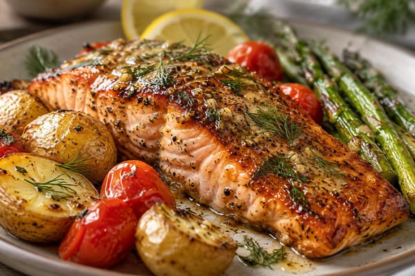 Baked Salmon recipe from Derek's Table