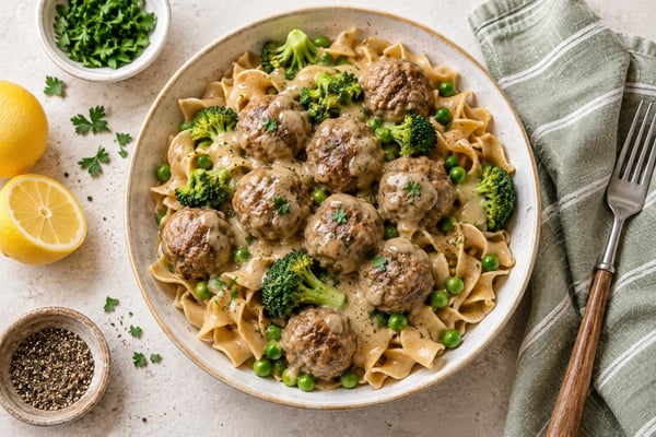 Swedish Meatballs recipe from Derek's Table