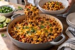 One Pot Beef Taco Pasta recipe from The Snap Skillet