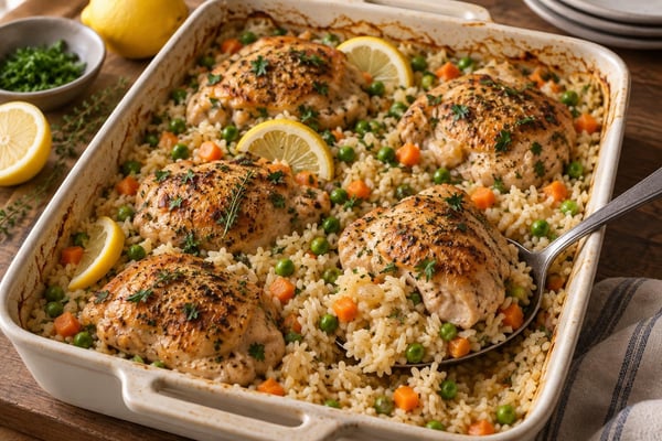 Herb Chicken Rice Pilaf Tray Herb Chicken Rice Pilaf Tray recipe from Sage & Millet Kitchen